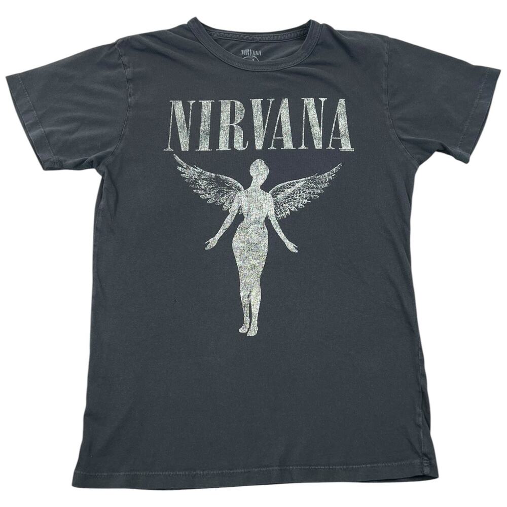 Free People x Live Nation Nirvana In Utero Angel Tour Tee 2019 Black XS